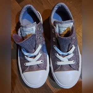 Converse Kids' Purple and White Sneakers